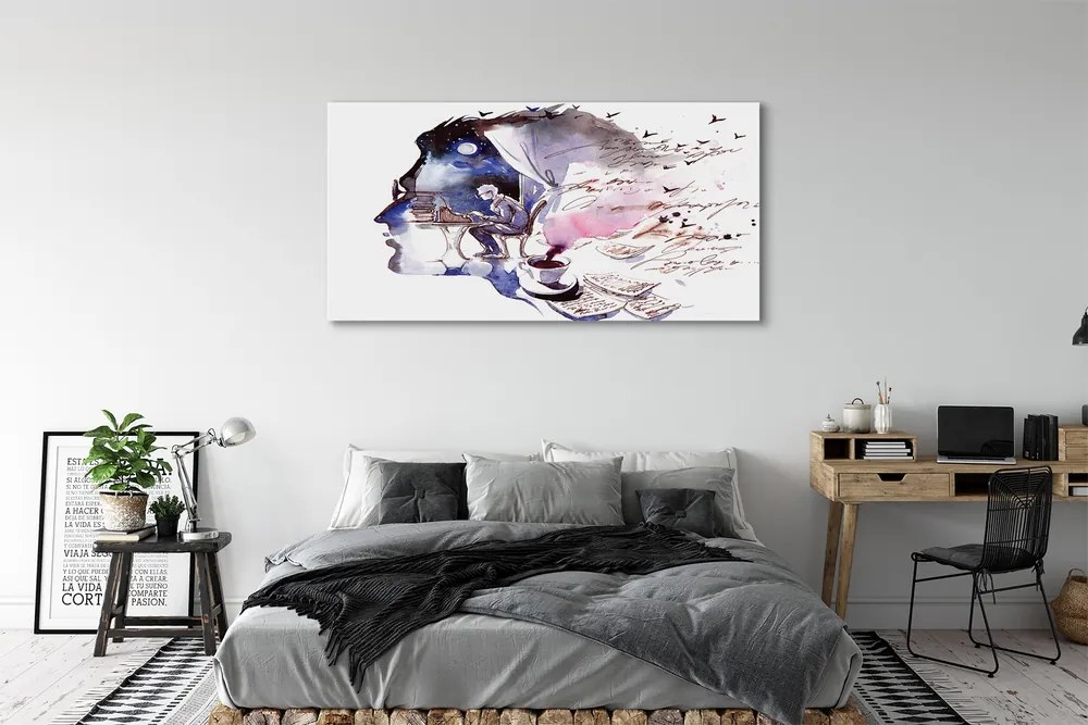 Zdjęcie na płótnie Obraz Twarzy Człowieka