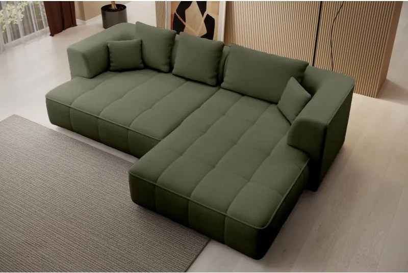 Narożnik ALBIO S z elektryczną regulacją siedziska funkcja spania WERSAL