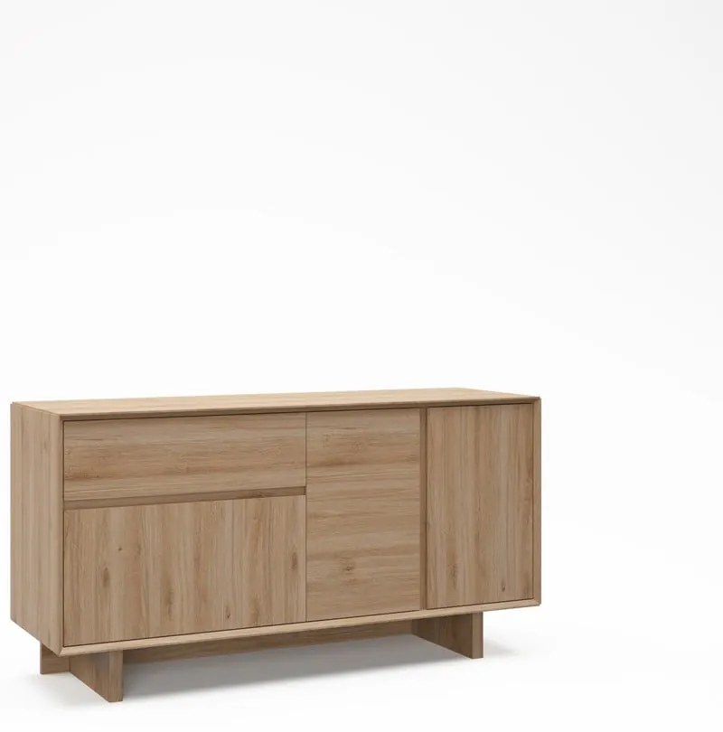 Komoda w dekorze dębu w naturalnym kolorze 146x76x45 cm Carpi – Marckeric