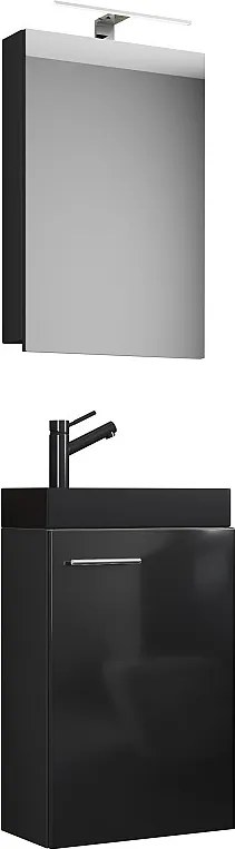 3szt umywalka Slito SC wąska Czarna