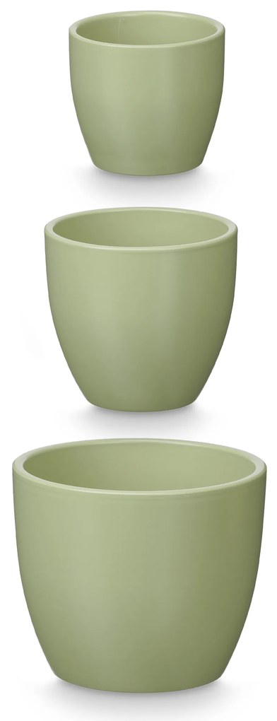 Zestaw okrągłych doniczek Ø 14, 17, 22 cm