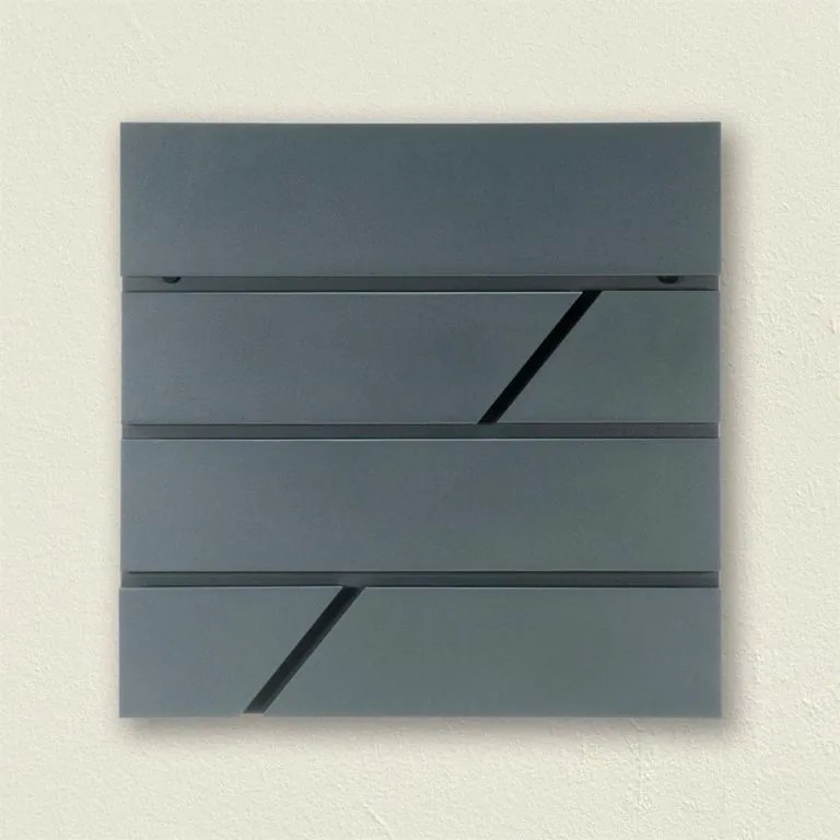 Skrzynka na listy z przegrodą na gazety, antracyt, 2 klucze