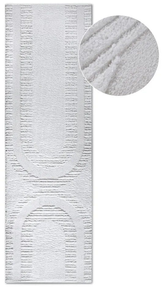 Kremowy chodnik 80x240 cm Bartoux Cream White – Elle Decoration