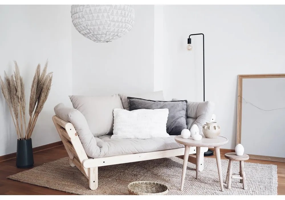 Sofa rozkładana Karup Design Beat Natural Clear/Beige