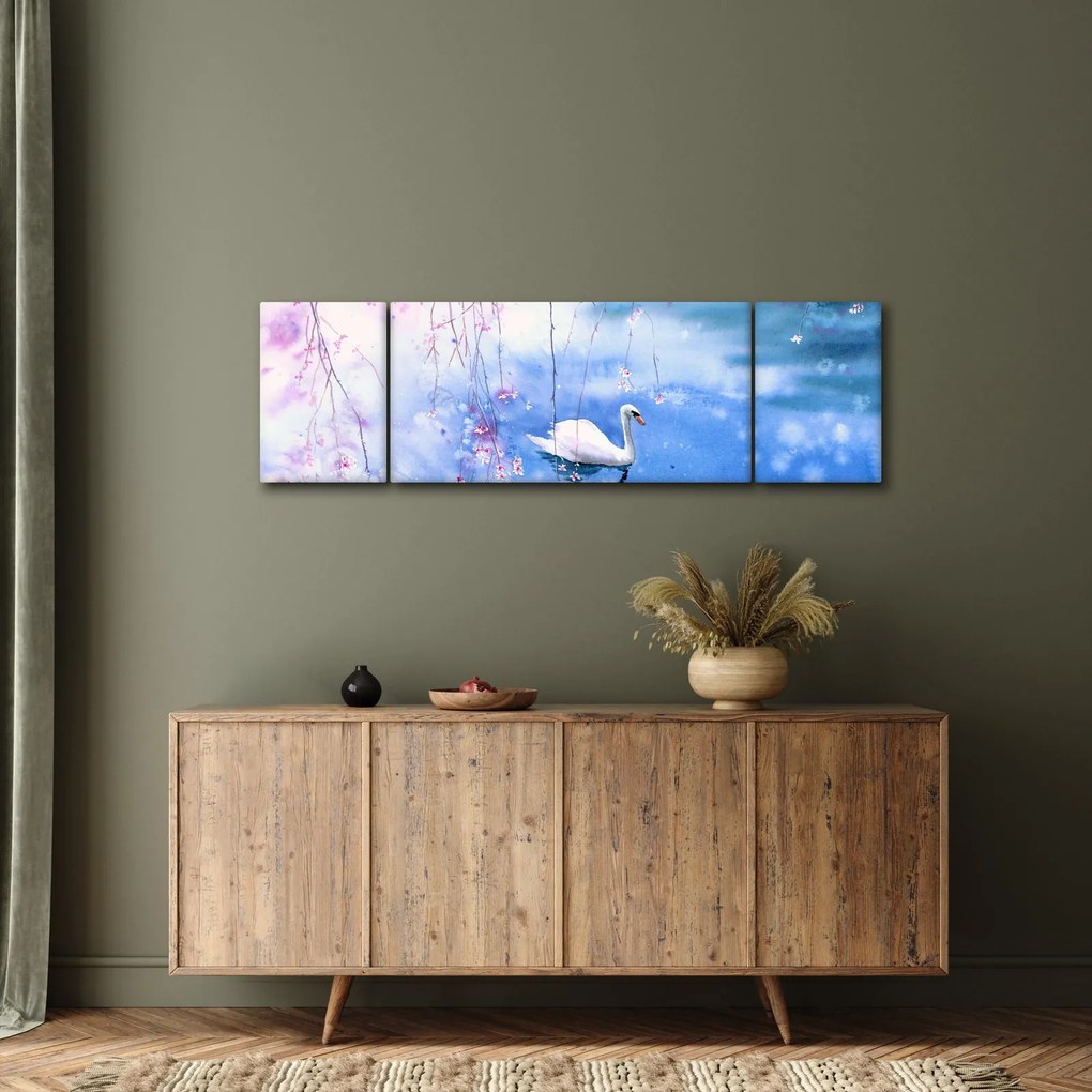 Obraz - Magiczne jezioro (170x50 cm)
