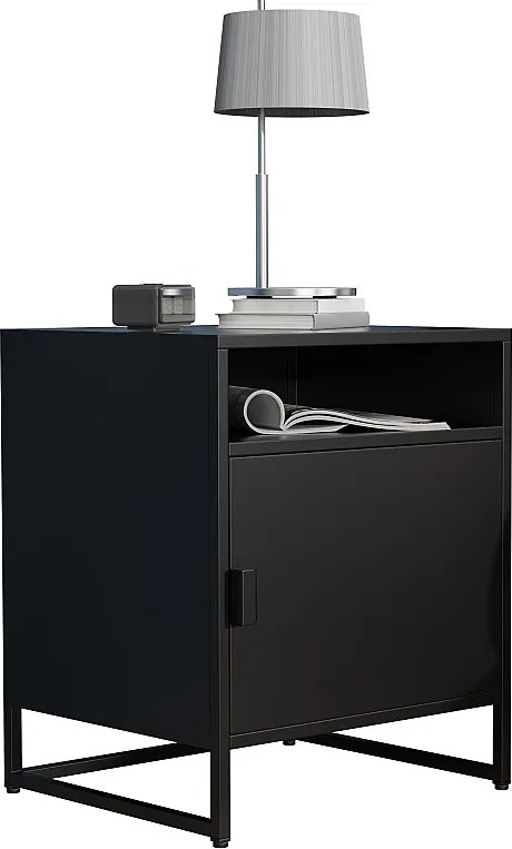 Metalowy stół nocny boczny Flokas L