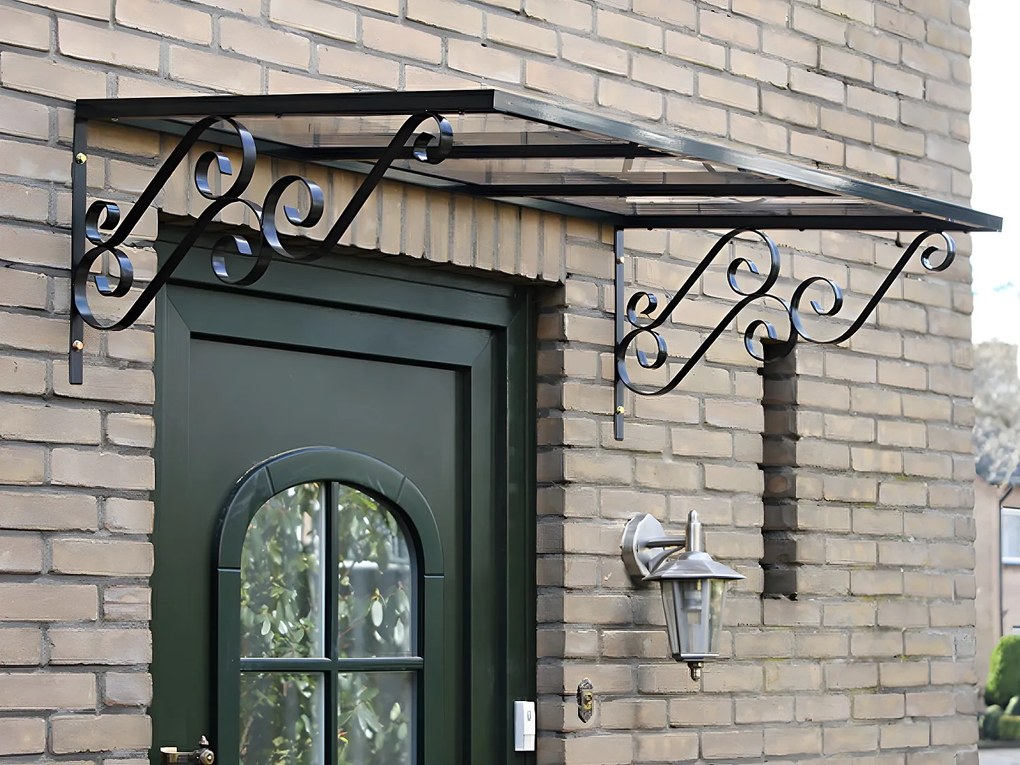 Urokliwe zadaszenie AMBAN z aluminium - 120*80 cm