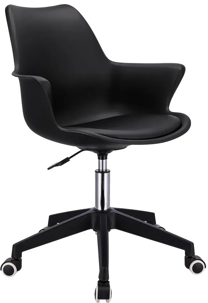Czarne młodzieżowe krzesło obrotowe B6-K54