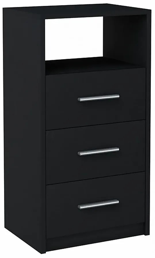 Wysoka komoda czarny mat H4-W26