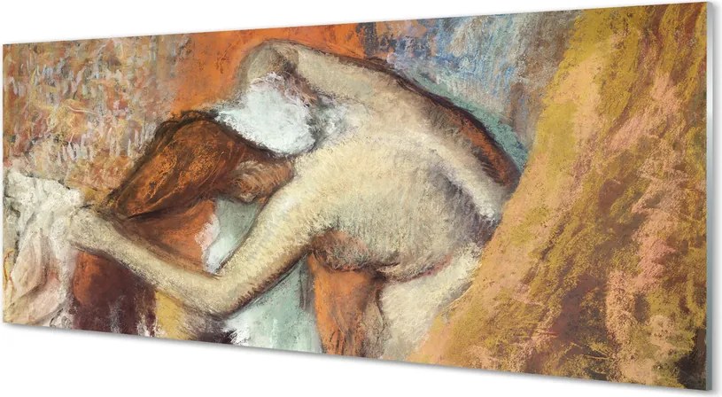 Panel nad Blat Kuchenny Kobieta przy Toalecie - Degas