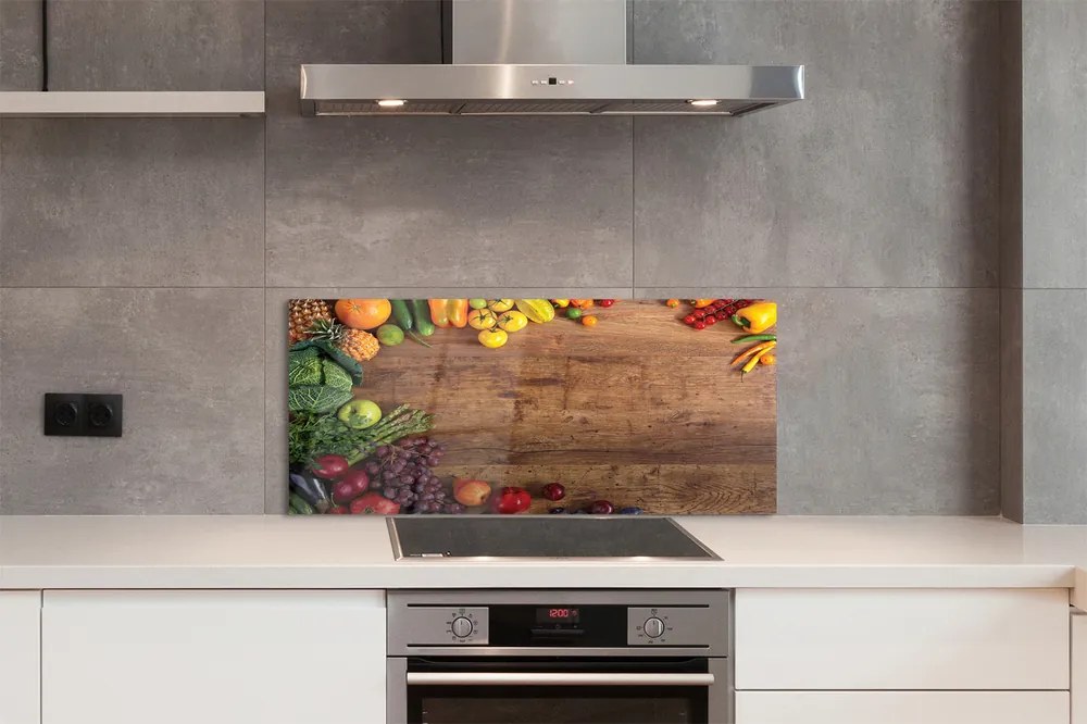 Panel nad Blat Kuchenny Kompozycja Szparagów i Owoców