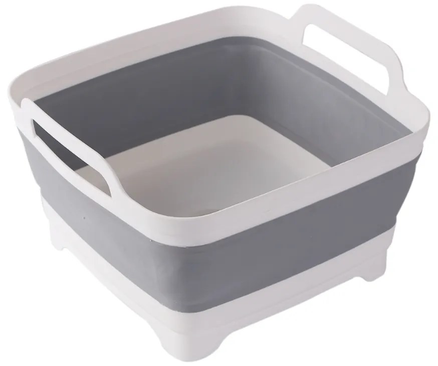 4Home Składana umywalka silikonowa Clean z odpływem