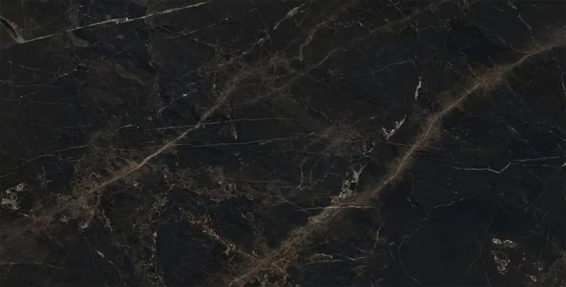 Mexen Marquino Black gres szkliwiony rekt. G1, płytka podłogowo-ścienna 120 x 60 cm, wysoki połysk - TL214-120-060-00