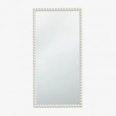 Lustro Ścienne Z Drewna Mango Trisnia 70 X 170 Cm - Sklum