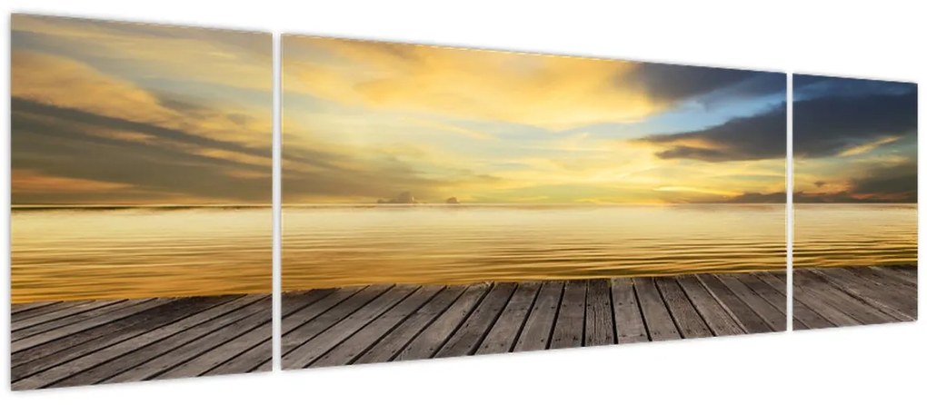 Obraz - Molo z widokiem (170x50 cm)