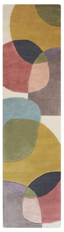 Wełniany chodnik tkany ręcznie 60x230 cm Glow Multi – Flair Rugs
