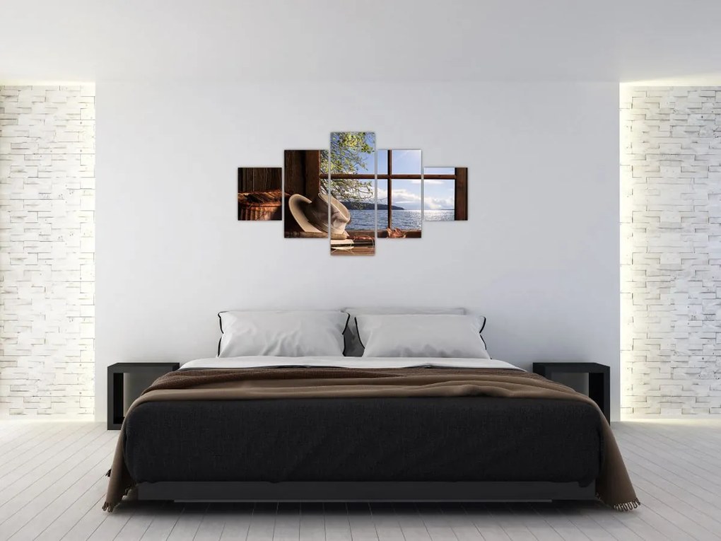 Obraz - Rybackie wyposażenie (125x70 cm)