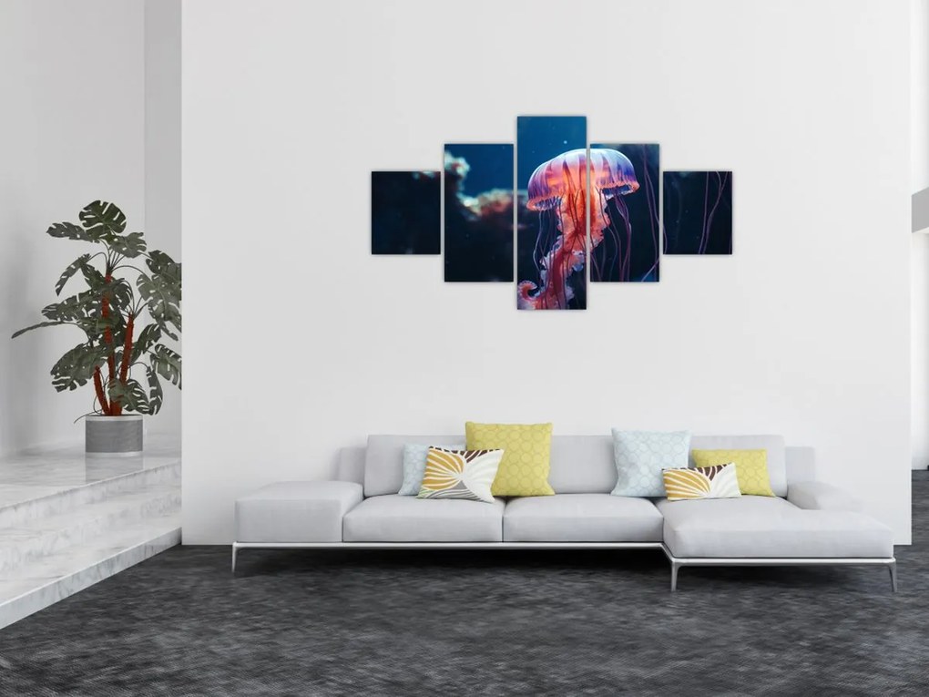 Obraz - Meduza (125x70 cm)