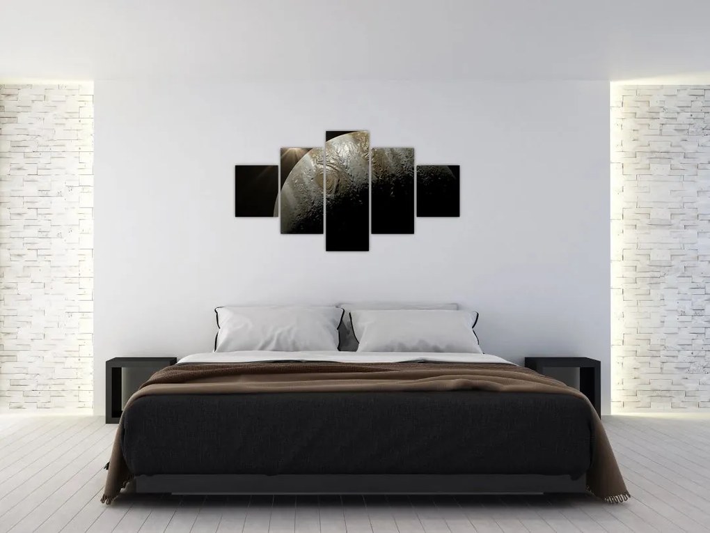 Obraz planety w kosmosie (125x70 cm)