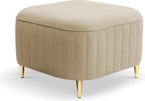 Pufa LAREN w kolorze beżowym w tkaninie CASTEL 15