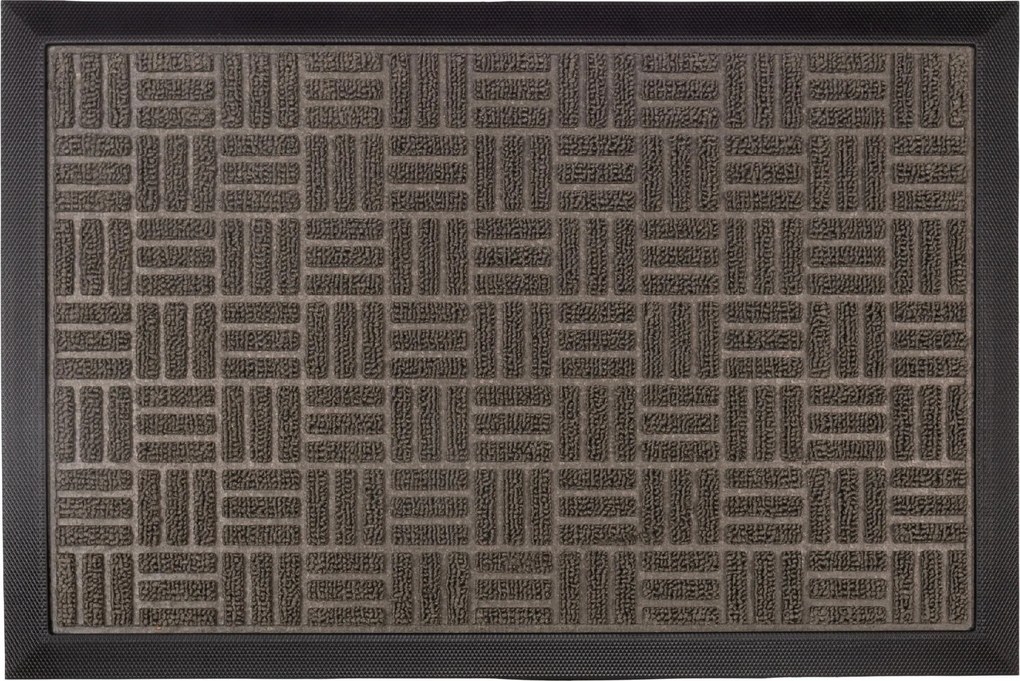 Wycieraczka 45x75cm materiałowa z gumowym spodem i krawędziami estetyczna