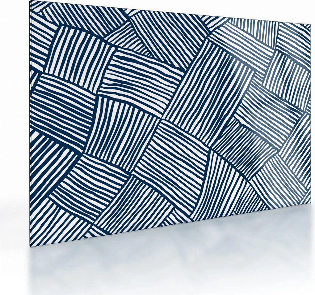 Obraz na szkle - linia 3D (70x50 cm)