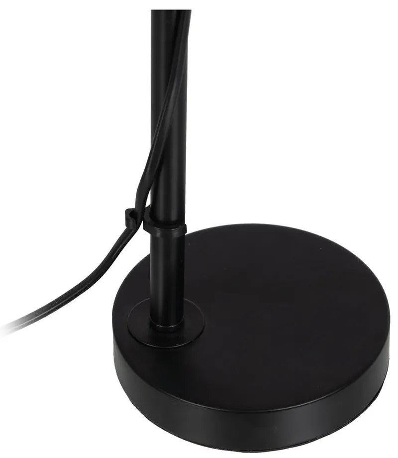 Czarno-naturalna lampa stołowa (wysokość 52 cm) – Ixia