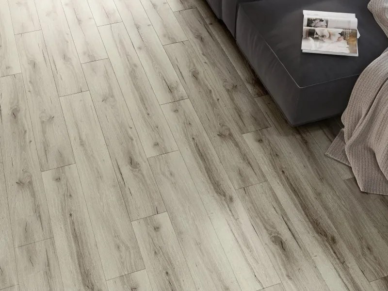 Mexen Wirginia próbka paneli winylowych SPC 6,5 mm, podkład IXPE 1,5 mm, 4 V-Fuga, Dąb - F1005-S