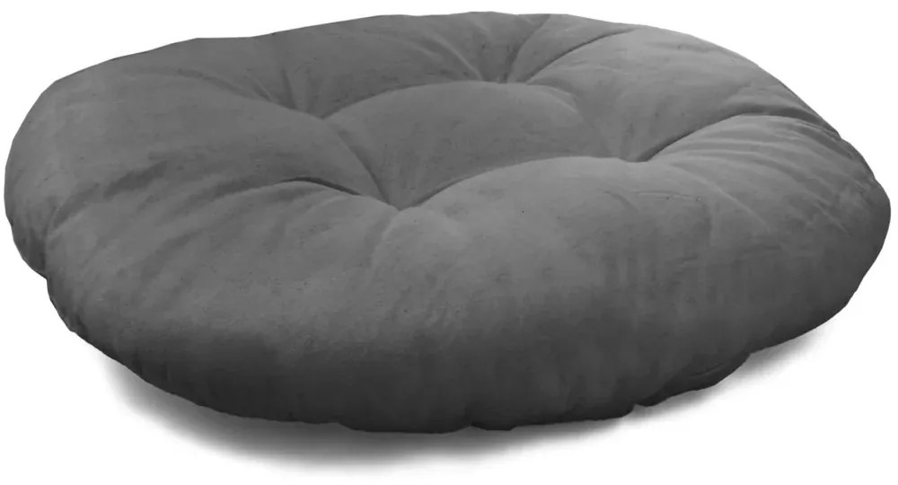 Ciemnoszary wiszący fotel KOLUMBIA z poduszką