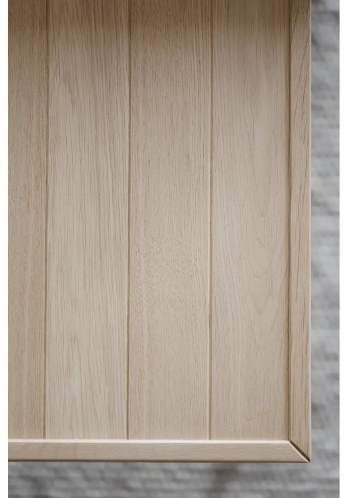 Stolik z blatem z drewna dębowego ø 80 cm Deerfield – Rowico