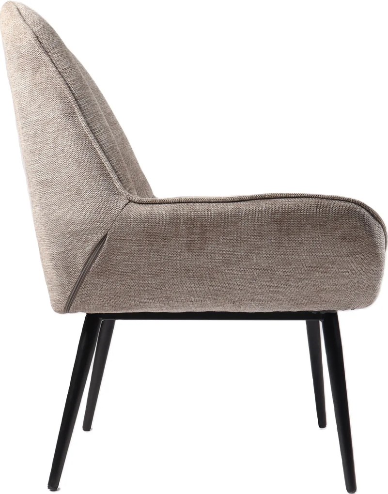 Nowoczesny fotel wypoczynkowy Farel, beżowa tkanina