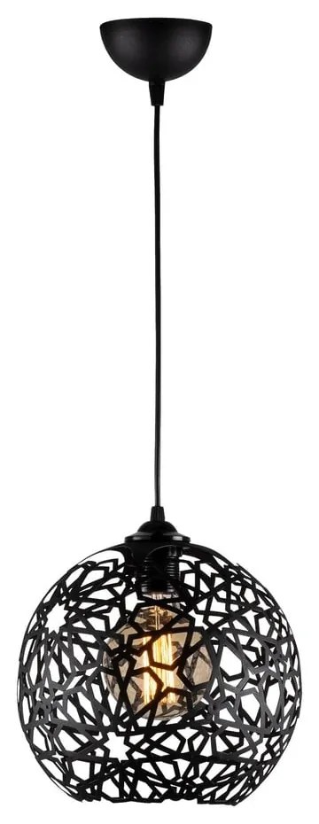 Czarna lampa wisząca ø 25 cm Fellini – Opviq lights