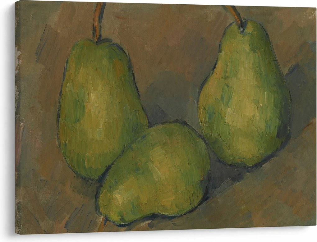 Obraz - Paul Cézanne, Three Pears, reprodukcje (70x50 cm)