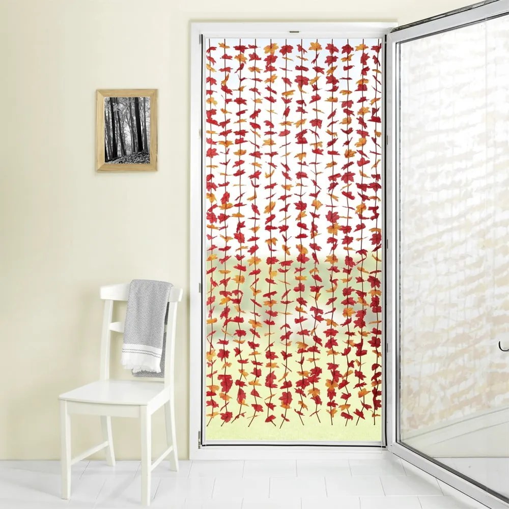 Czerwona zasłona na drzwi 90x190 cm Indian Summer – Maximex