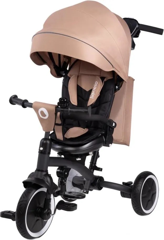 Lionelo - Trójkołowy rowerek dziecięcy TRIS PLUS Beige Sand