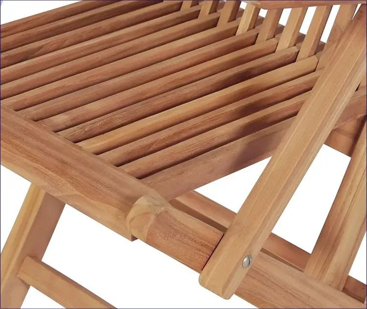 Składane drewniane krzesła ogrodowe W7-B49