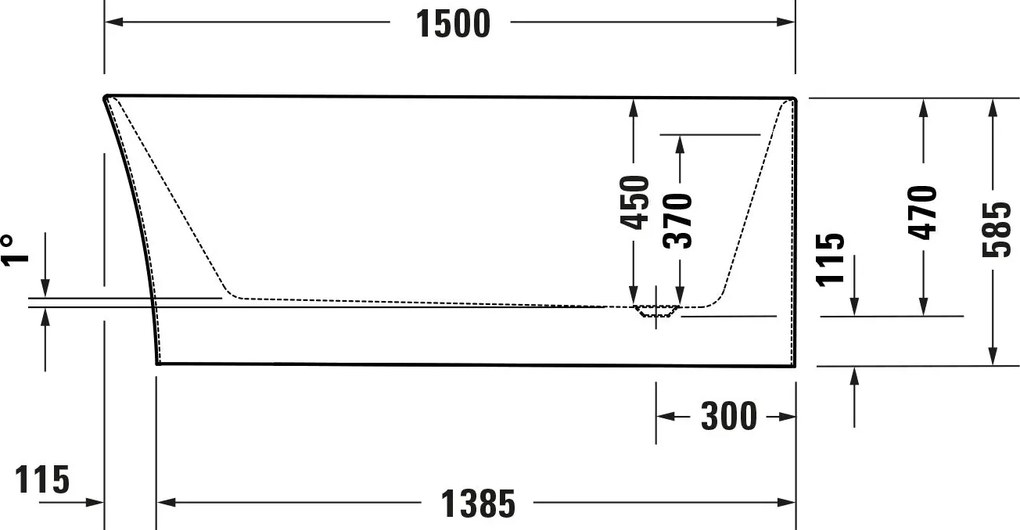 Duravit DuraDelfi wanna narożna