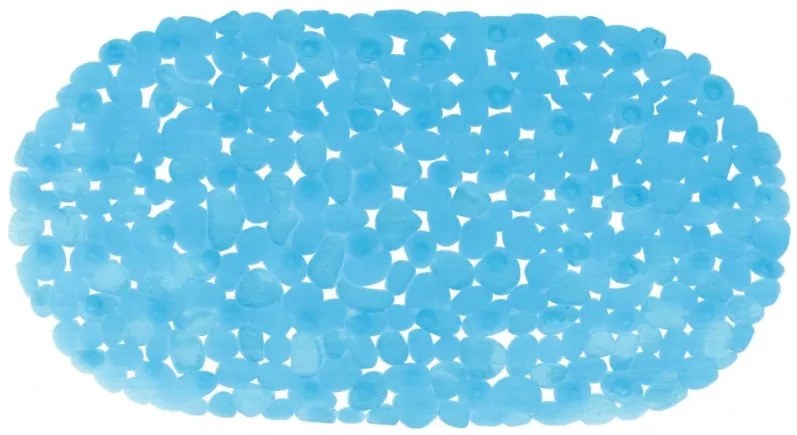 Spirella Antypoślizgowa mata do wanny GALETS,jasnoniebieska, 99 x 39 cm