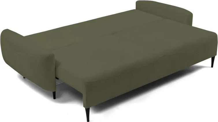 Sofa BOHO z funkcja spania i pojemnikiem OLIWKOWY PERFECT HARMONY 39