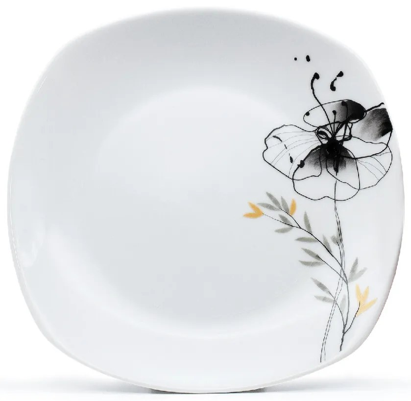 Arôme Home 18-częściowy zestaw jadalny Czarny mak