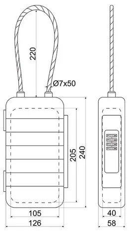 Richter Wodoodporna skrzynka bezpieczeństwa KB.G13