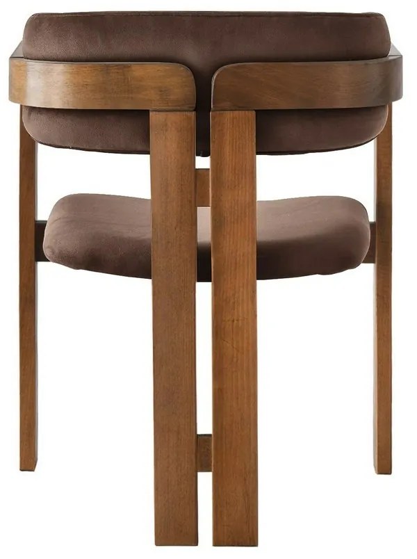 Krzesło do jadalni CO Dark Brown and Walnut