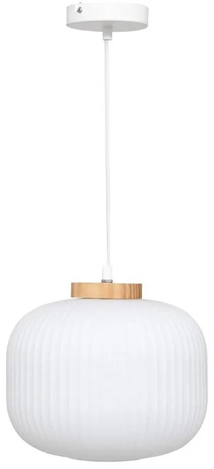 Atmosphera - Lampa wisząca na lince TRAVIS 1xE27/25W/230V sosna