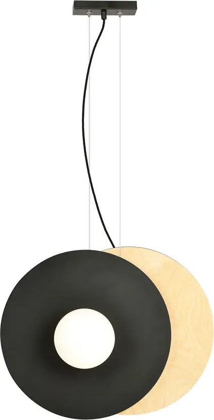 Nowoczesna wisząca lampa nad stół opal - 3X D104 S0-L89