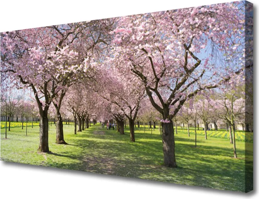 Obraz na płótnie Aleja prowadząca przez Las