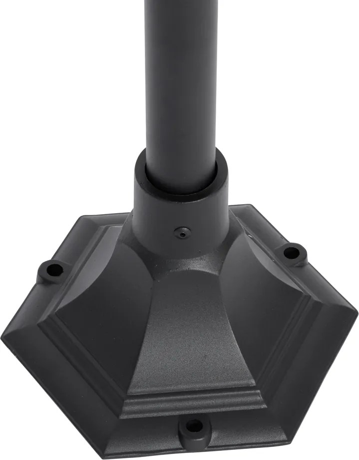 Klasyczna lampa zewnętrzna czarna 135 cm IP44 - Berta