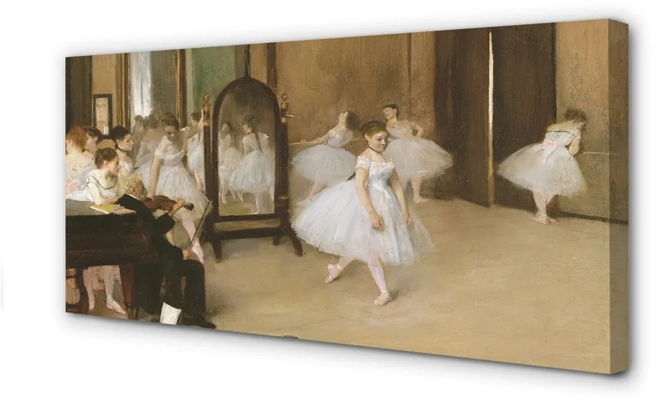 Obraz na płótnie Lekcja tańca - Edgar Degas