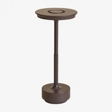 Bezprzewodowa Lampa Stołowa Led Rivkin Wędzony Brąz - Sklum