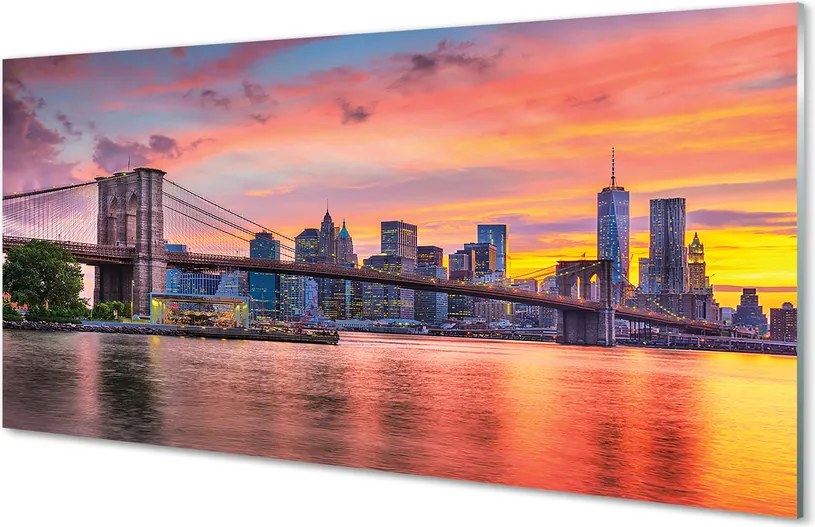 Panel nad Blat Kuchenny Poranny Widok na Most