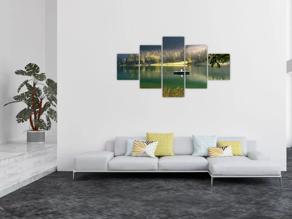 Obraz jeziora (125x70 cm)